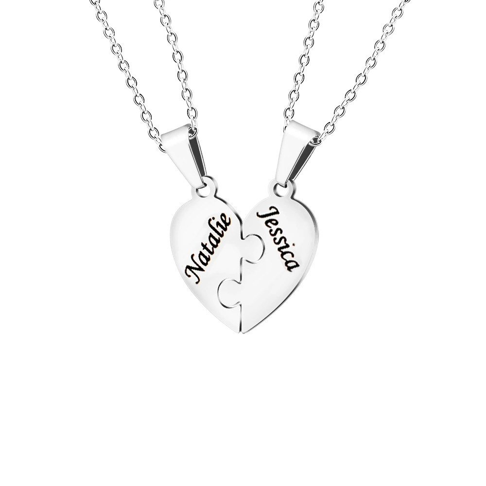 Together Heart Puzzle Necklace product reference