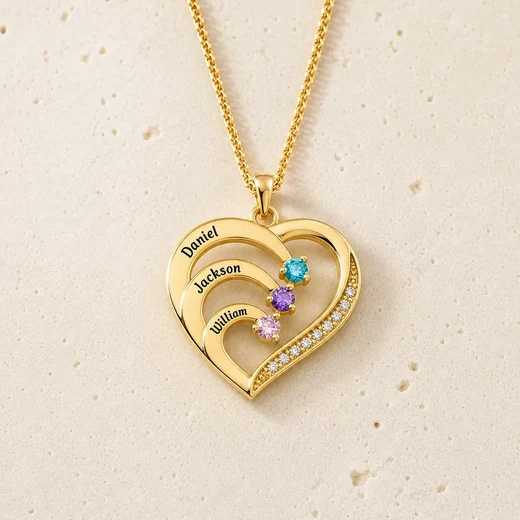 Family Embrace Heart Necklace product cover