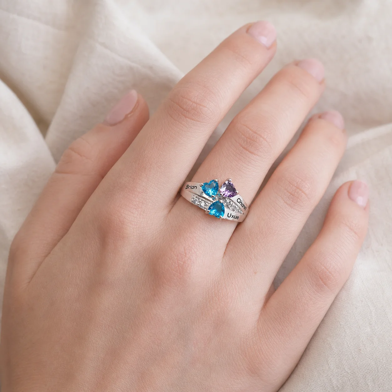 Family Constellation Name Ring