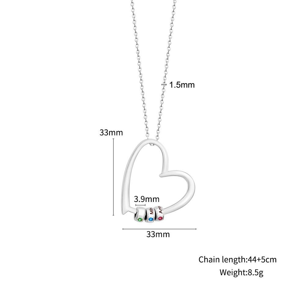 Classic heart size reference